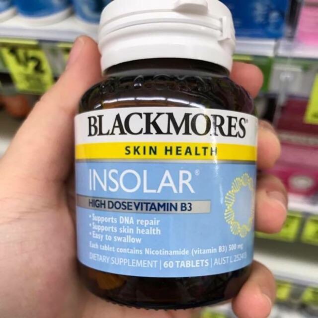 Viên uống đẹp da Blackmores insolar date mới nhất | Thế Giới Skin Care