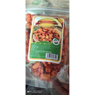 Nui sấy bò khô lá chanh 150gram