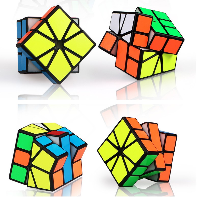 Rubik QiYi Square-1 Viền Đen. Rubic Biến Thể SQ-1Cao Cấp Xoay Trơn, Không Rít, Độ Bền Cao