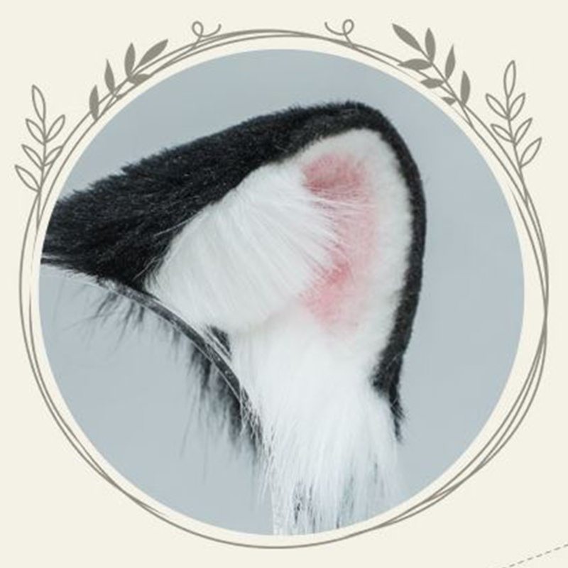 Băng Đô Tai Cún Nhồi Bông Dễ Thương Dành Cho Hóa Trang