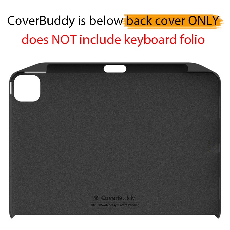 SwitchEasy CoverBuddy Case Vỏ bảo vệ tương thích với iPad Pro 11 Pro 12.9 inch Air 4 Smart Magic Keyboard Folio