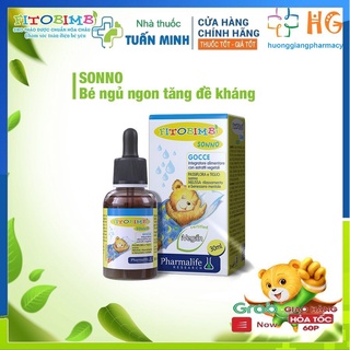 Sonno Bimbi - Thảo dược châu âu giúp bé ngủ ngon, dành cho trẻ khó ngủ, ngủ không sâu giấc (Chai 200ml)