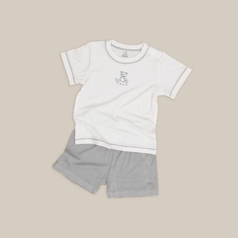 [ Nous ] Bộ cộc tay nous cài vai