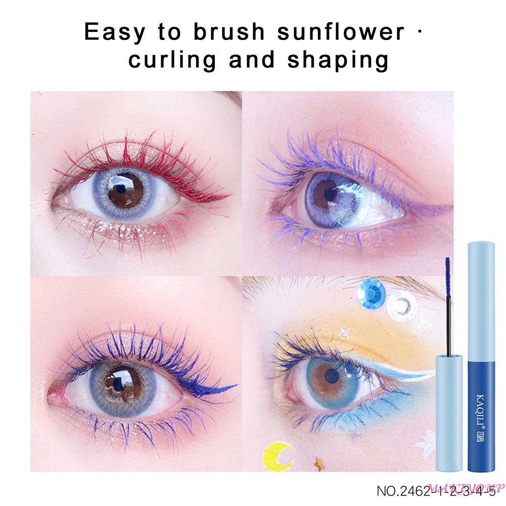 Mascara kháng nước không lem nhòe chuốt mi cong vút và dày hơn với màu sắc tươi tắn thương hiệu Kaqi Li MK
 | BigBuy360 - bigbuy360.vn