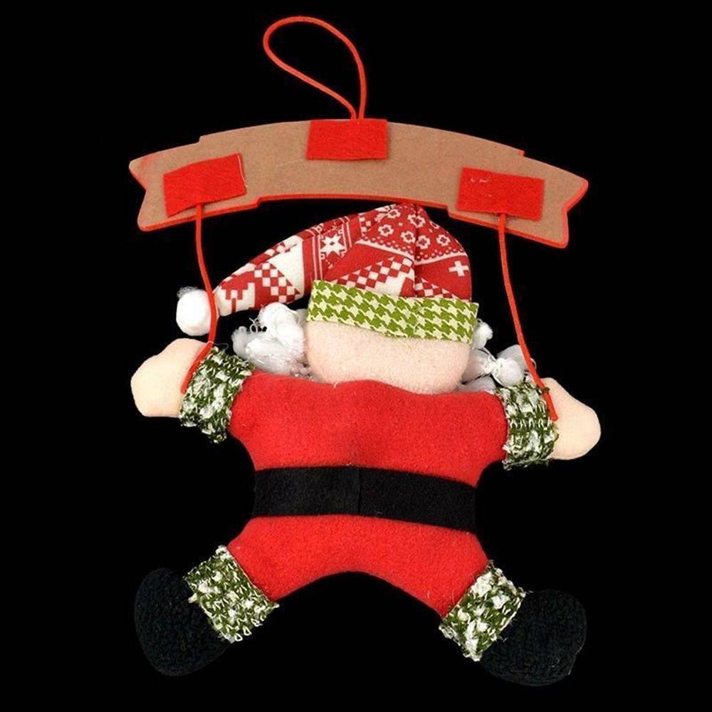 Ông già Noel vải không dệt treo trang trí cây thông