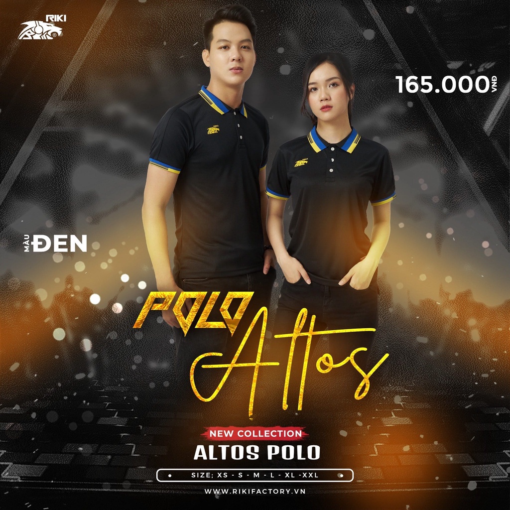 Áo cặp thời trang nam nữ, Áo POLO RIKI ALTOS - Dungcusport