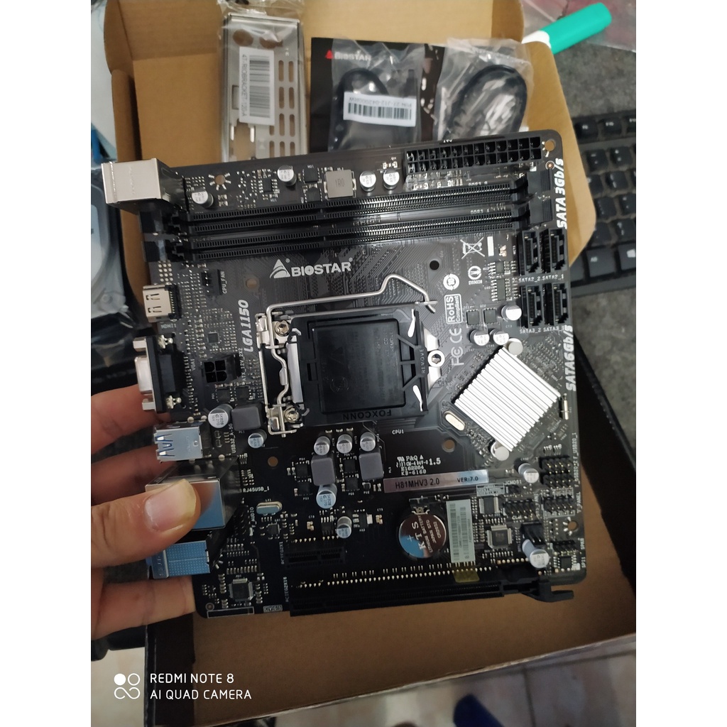 Main Biostar H81 socket 1150 hàng mới
