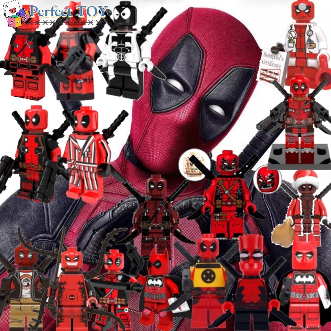PS Gifts movie minifigures doll children toys moc building blocks Lego compatible Deadpool diy