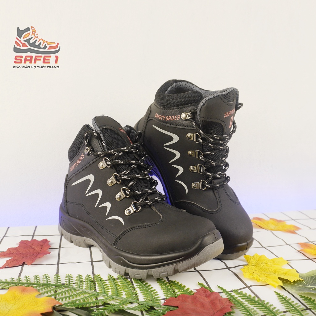 Giày bảo hộ lao động nam nữ cao cổ safety shoes TC10. kiểu dáng thể thao chống đinh, chống va đập, chống nước