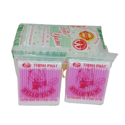 Combo 12 tép bông gòn ráy(ngoáy) tai hello yumi(em bé)