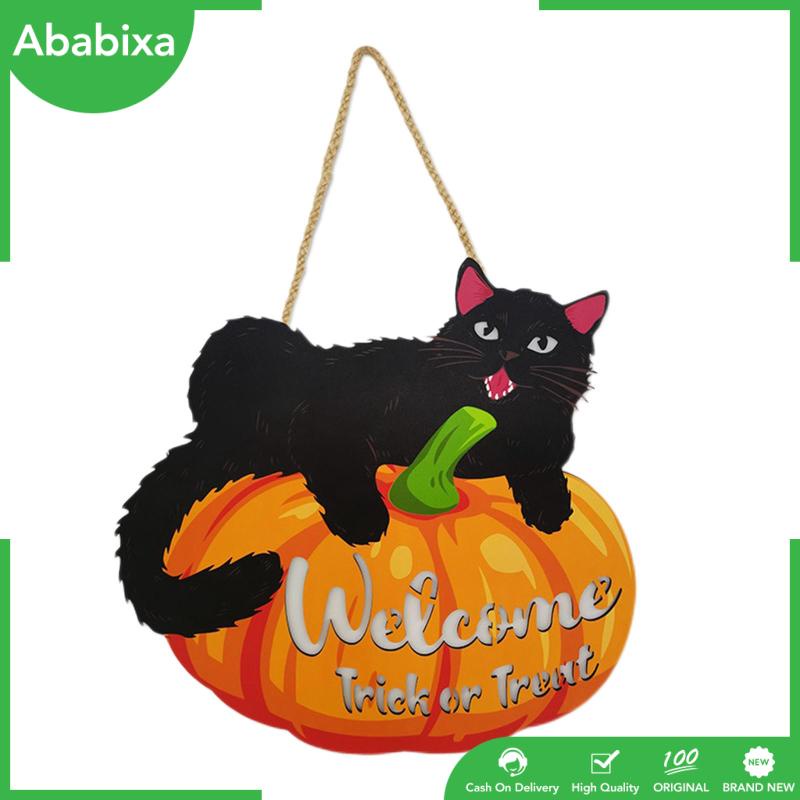 Bảng Gỗ Treo Trang Trí Chủ Đề Halloween Độc Đáo