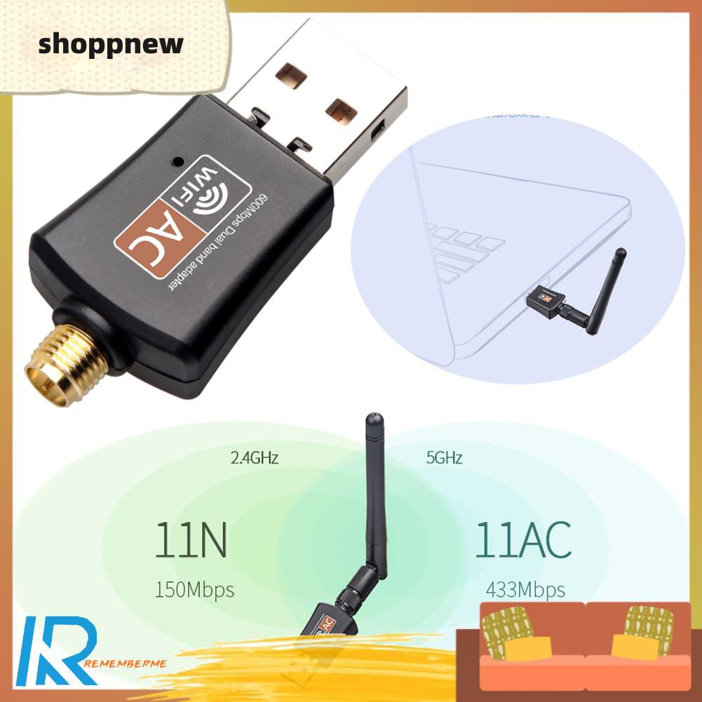 Usb Wifi 600mbps 5ghz 802.11ac | BigBuy360 - bigbuy360.vn