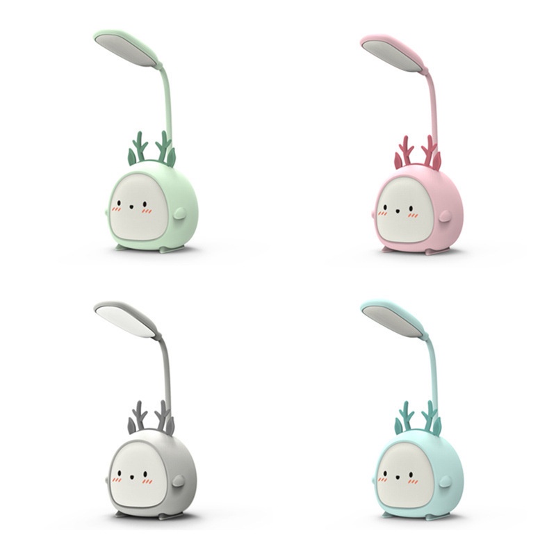 Đèn LED Để Bàn Dễ Thương Bảo Vệ Mắt Cổng Sạc USB