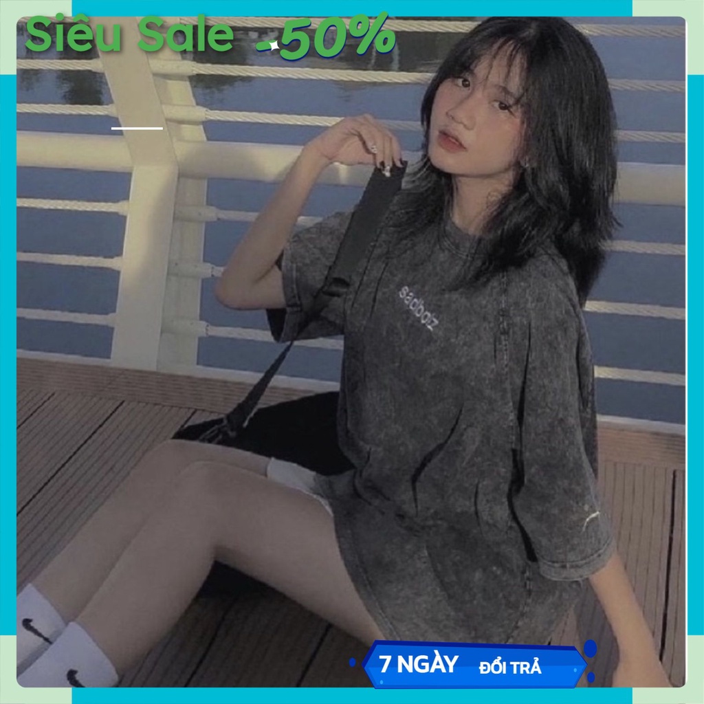 Áo phông form rộng tay lỡ nam nữ Sadboiz áo thun unisex form rộng tay lỡ nữ nam cổ tròn chất đẹp mẫu hot | BigBuy360 - bigbuy360.vn