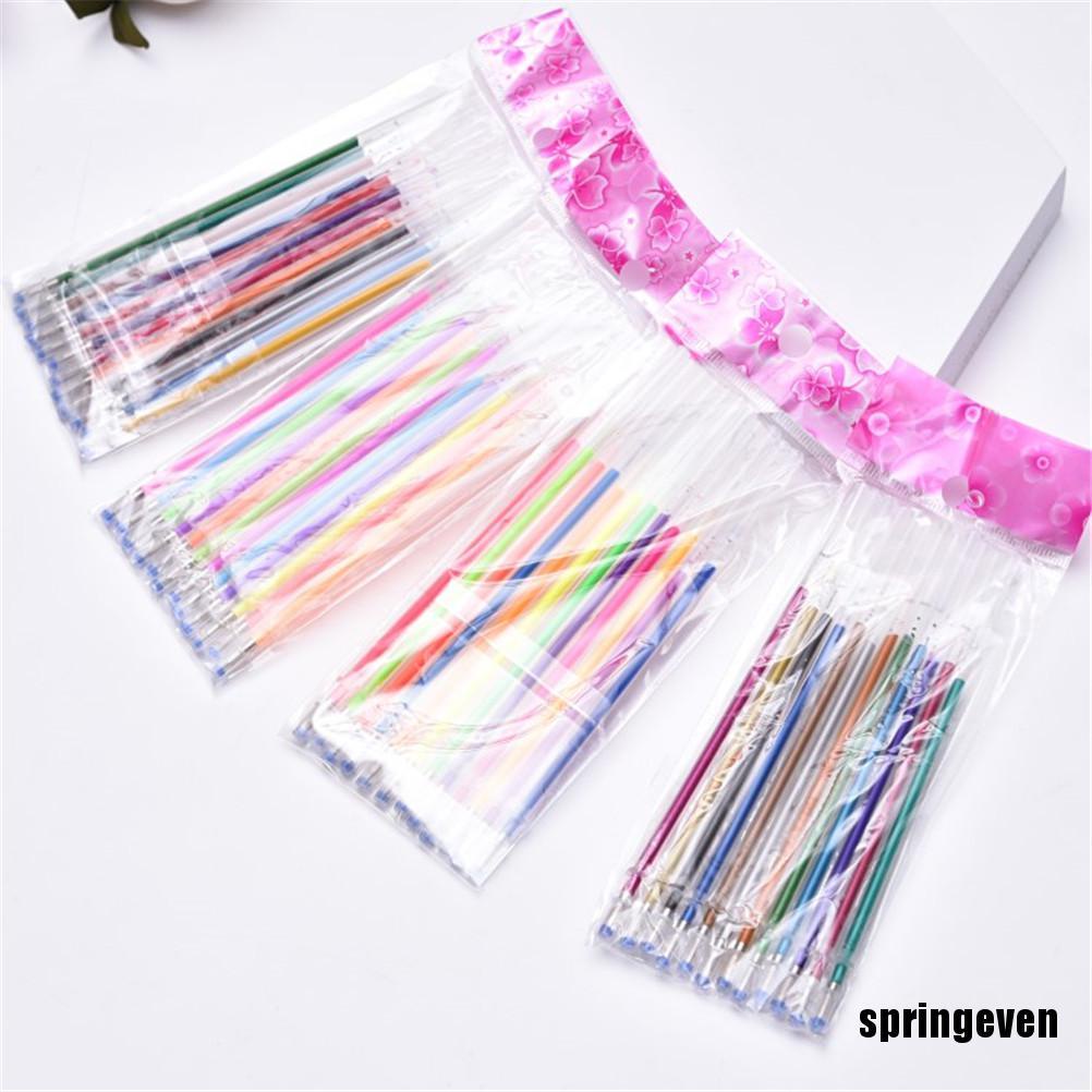 Set 48 Ruột Bút Mực Nước Dạ Quang Nhiều Màu Sắc