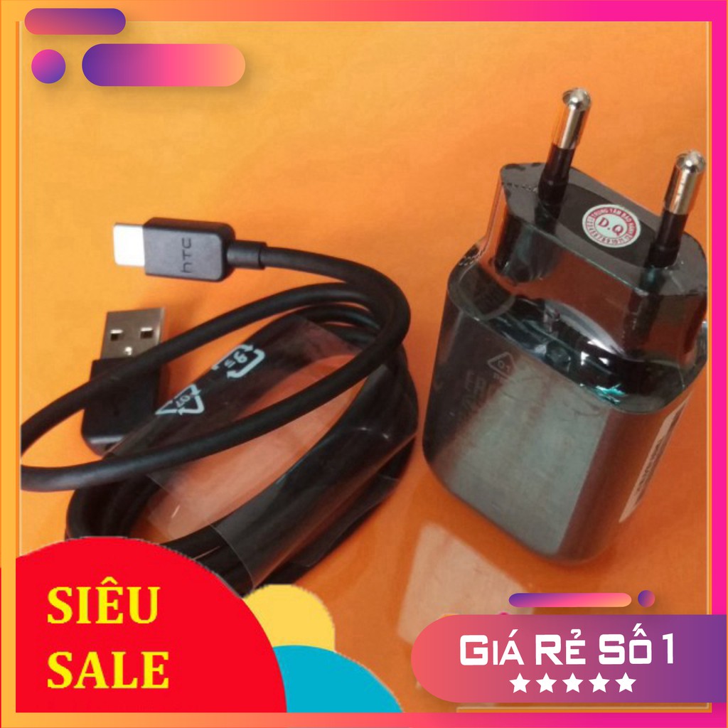 Bộ Sạc Nhanh HTC HTC 10, U Play, U Ultra theo máy hỗ trợ sạc nhanh Quick Charge 3.0 Zin New