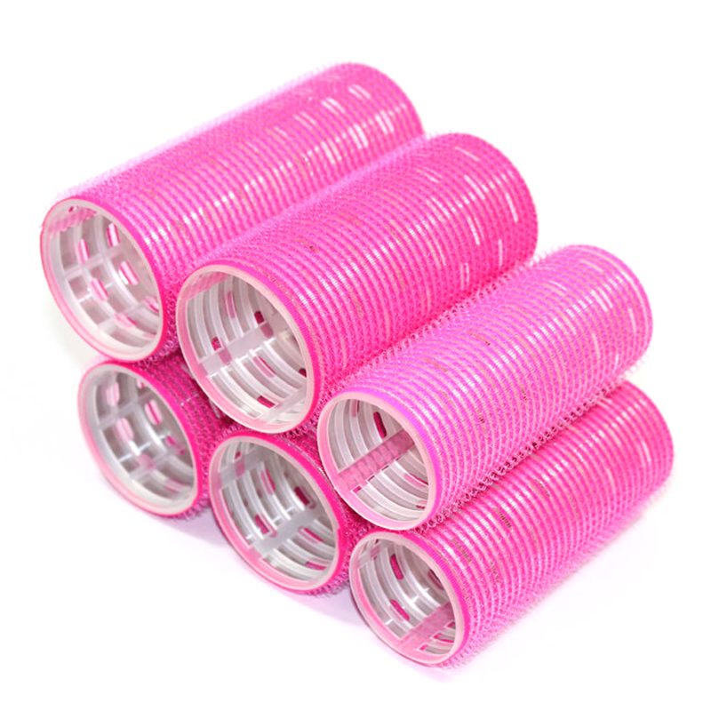 (Hàng Mới Về) Lô Uốn Tóc Bằng Nhựa Nhôm Tự Dính 50x120mm