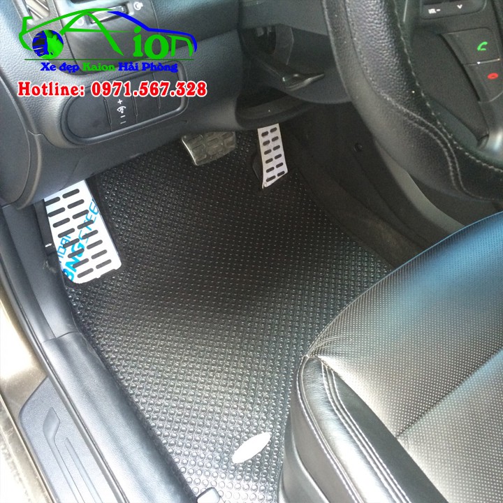 Thảm sàn Ô tô KIA Cerato 19/18/17/16 - KIA K3 - cao su non nhập khẩu Thái Lan, thiết kế theo Xe, không mùi,