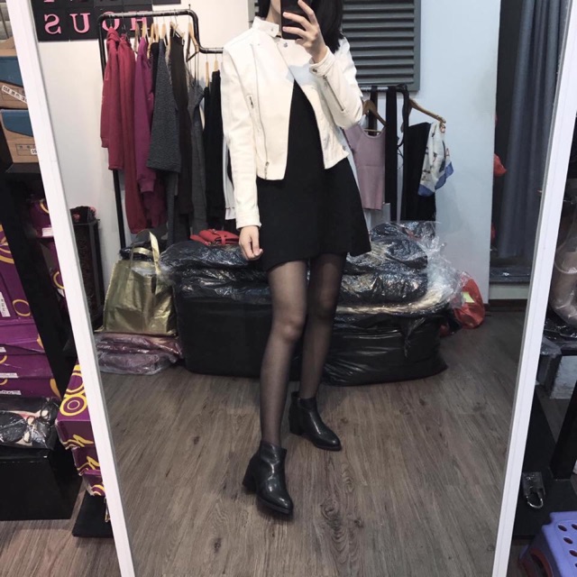 Áo da cổ tàu vợt sale