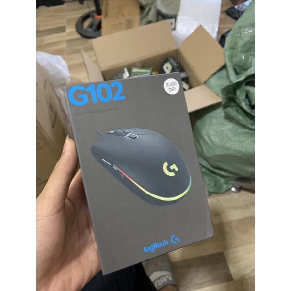 Chuột chơi game, chuột máy tính có dây LOGITECH G102 RBG Độ Chính Xác Cao 8000DPI