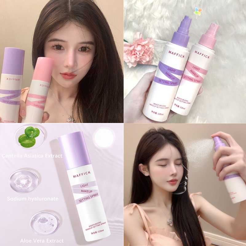 Chai xịt cố định lớp trang điểm MAFFICK lâu trôi và kiểm soát dầu trên da 120ml