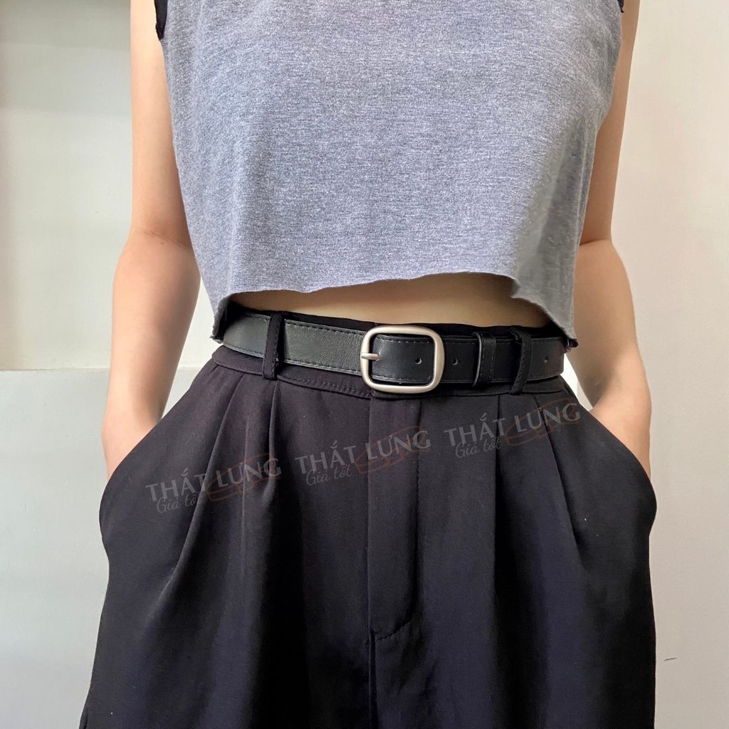 Thắt lưng nữ Ulzzang phong cách Hàn Quốc bản 2.8cm (Hỗ trợ cắt, bấm dây nịt) TL038 - Thắt Lưng Giá Tốt
