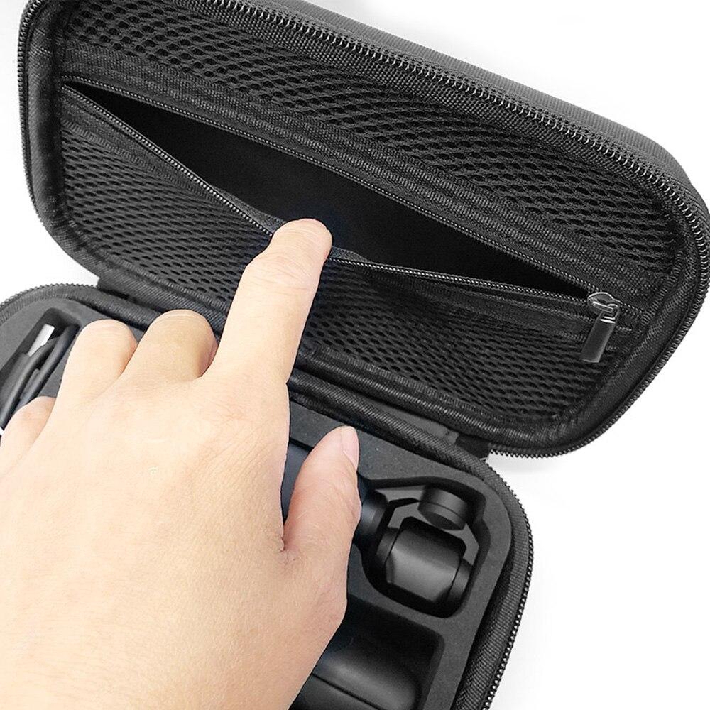 Túi đựng phụ kiện Gimbal DJI OSMO Pocket màu đen từ EVA và polyester kích thước 20*12*6.5CM