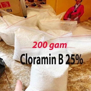 Cloramin b diệt khuẩn khử trùng 200g dạng bột, dung dịch khử khuẩn bề mặt, nước lau nhà phòng chống dịch bệnh