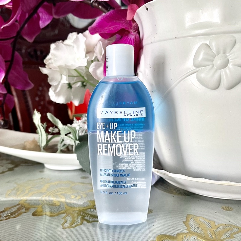 Nước Tẩy Trang Mắt và Môi Chuyên Dụng 2 lớp Maybelline New York Eye & Lip Makeup Remover 150ml