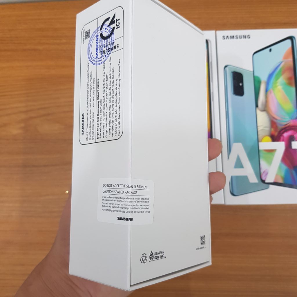 Điện Thoại Samsung Galaxy A71 ✅Ram 8GB ✅Bộ Nhớ 128 Gb Hàng Rạch Seal Đã Kích Bảo Hành Hãng
