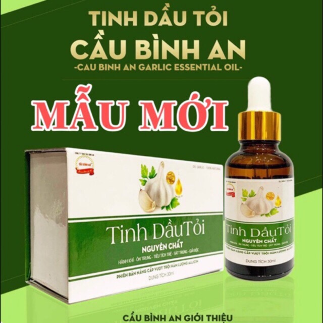 Tinh dầu tỏi nguyên chất cầu bình an