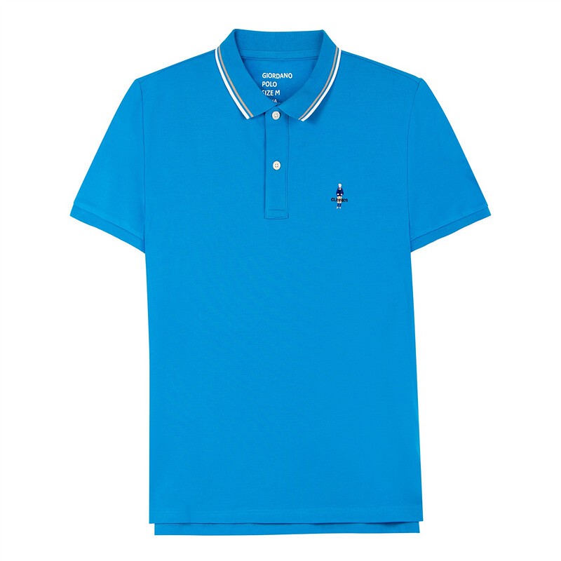 [Mã WABRWM12 giảm 10% đơn 99K] Áo Thun Nam Có Cổ Polo Giordano 01019260 | BigBuy360 - bigbuy360.vn