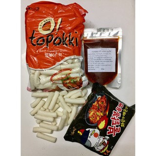 [FREESHIP] 500gr Bánh Gạo Truyền Thống + 200gr sốt + 1 gói mì SamYang 140gr