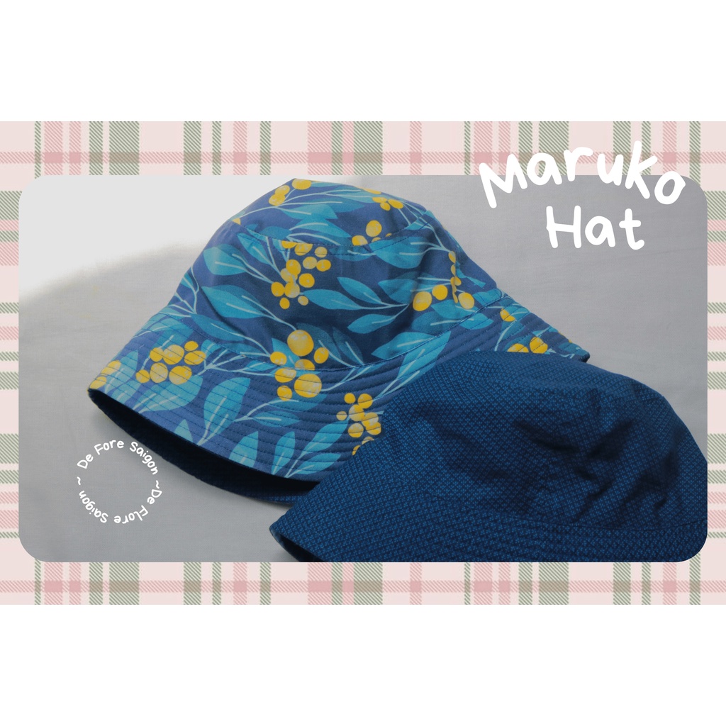 MŨ MARUKO NỮ - MŨ VẢI TAI BÈO