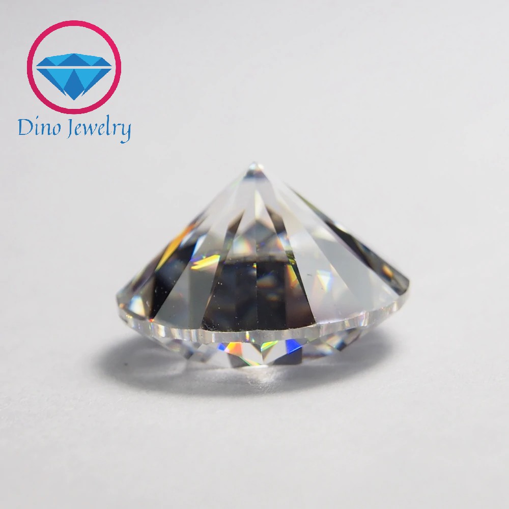 Kim cương nhân tạo cao cấp Moissanite 8H&A (size 4-7.5 mm)