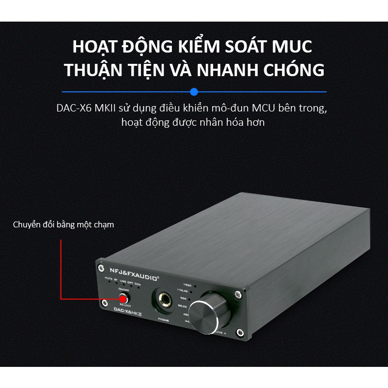 Bộ Giải Mã Âm Thanh Bluetooth 5.0 FX-Audio DAC X6 MKII