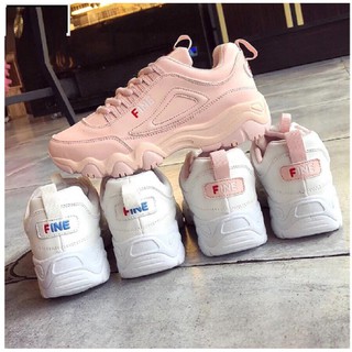 Giày nữ đẹp giày sneaker nữ fine chất đẹp HAPU trắng chữ xanh