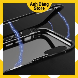 Ốp lưng kính tự hút nam châm iphone 6-7-8-x-xs-plus