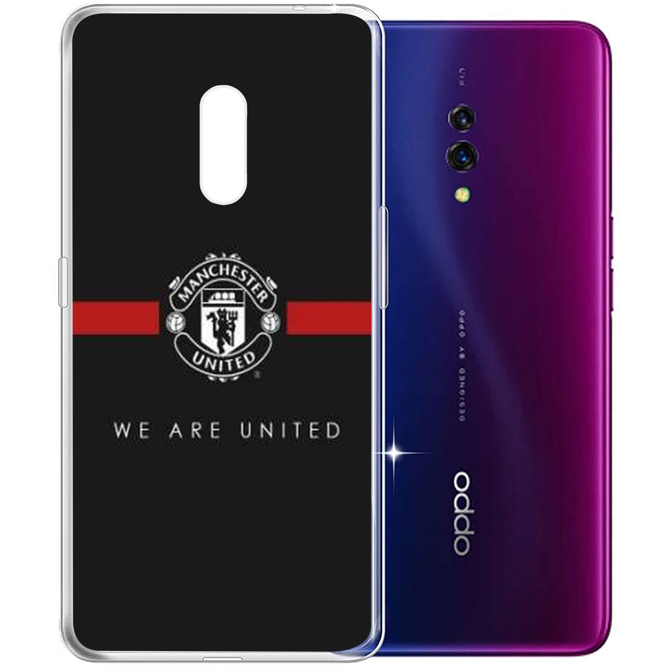 Ốp điện thoại silicon họa tiết logo đội bóng Manchester United cho iPhone XR X XS Max 7 8 6 6s Plus + 6Plus 7Plus 8Plus