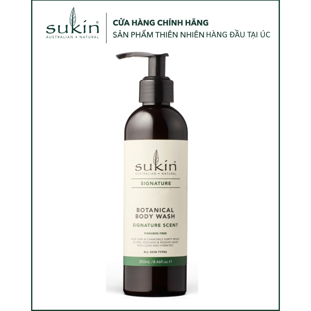 Sữa Tắm Thiên Nhiên Sukin Botanical Body Wash 250ml