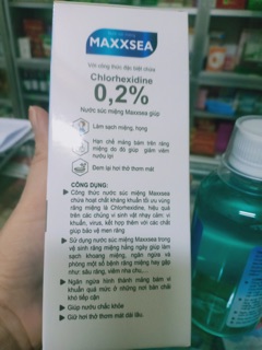 Nước súc miệng  NaNo Bạc MAXXSEA