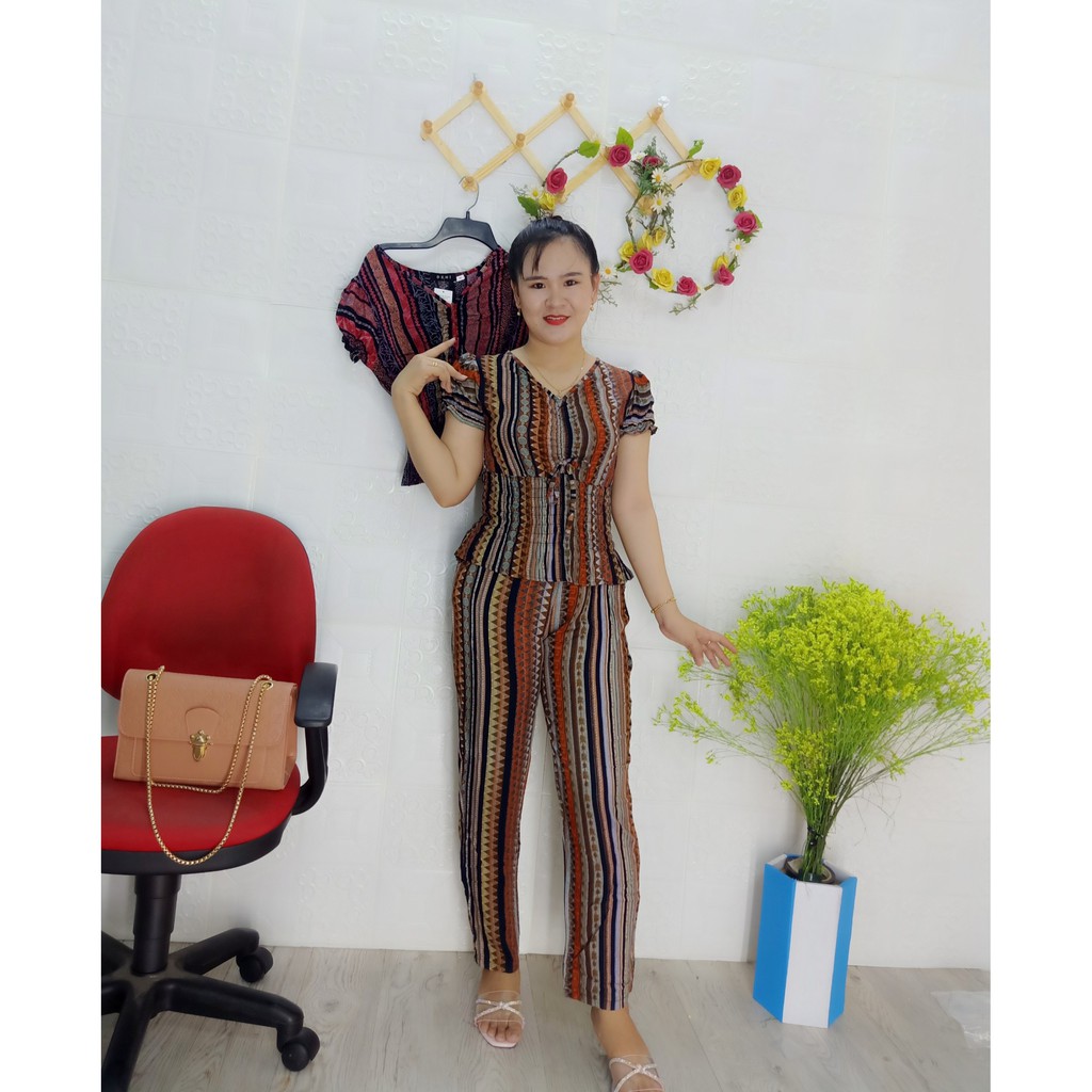 [ KHUẾN MÃI HÔM NAY ] ĐỒ BỘ TÔN NHUNG DÂY RÚT TRƯỚC NGỰC