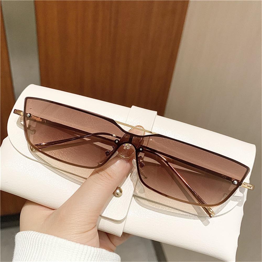 Kính Mát Gọng Kim Loại Chống Tia UV400 Thời Trang Cho Nữ