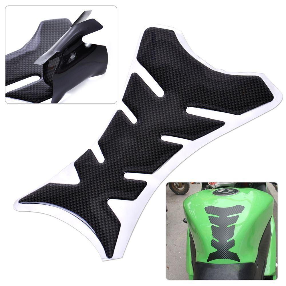 Miếng Dán Sợi Carbon Hình Xương Cá Bảo Vệ Nắp Bình Xăng Xe Hơi