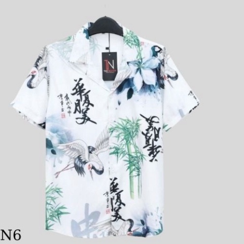 Áo sơ mi tay ngắn nam nữ form rộng sơ mi cổ vest unisex tay lỡ, chất vải lụa mịn chống nhăn_KVIND_store08