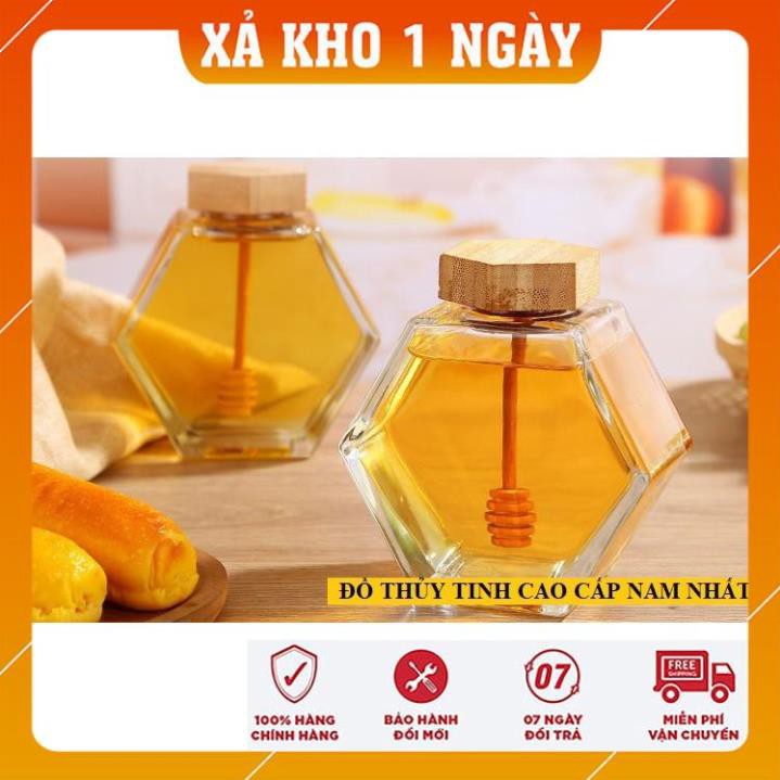 [ GIÁ HỦY DIỆT] HŨ MẬT ONG HÌNH TỔ ONG 380ml