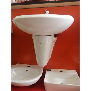 LAVABO TREO TƯỜNG (CHÂN TREO+VÒI LẠNH)