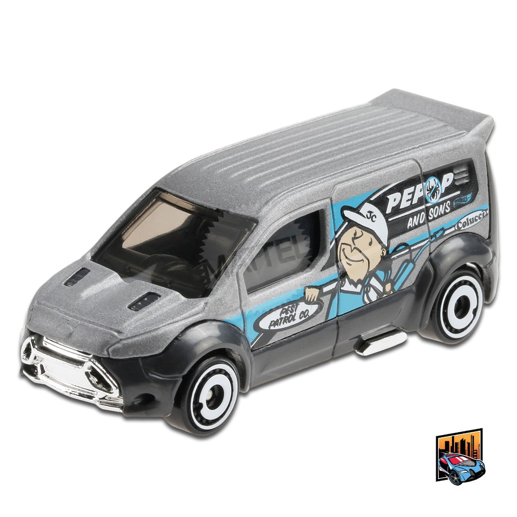 Xe mô hình 1:64 Hot Wheels Basic HW Metro 2021 - Hot Wheels Ford Transit Connect GTC19