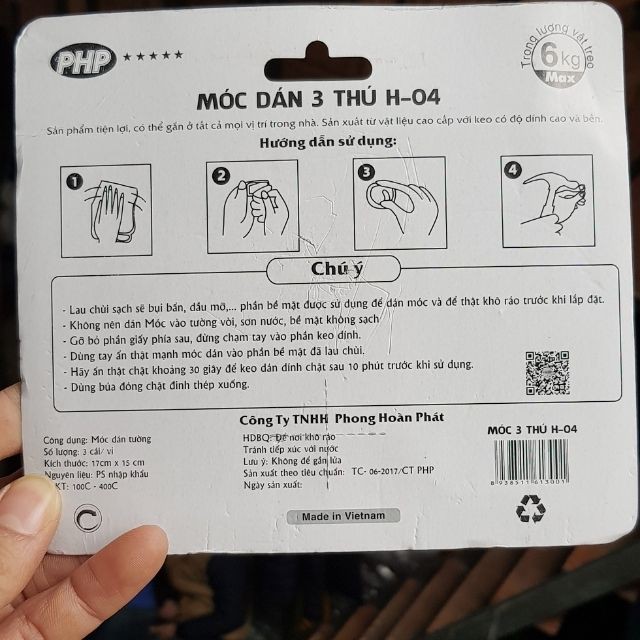 [Có đinh] Móc dán hình ngộ nghĩnh (đinh)