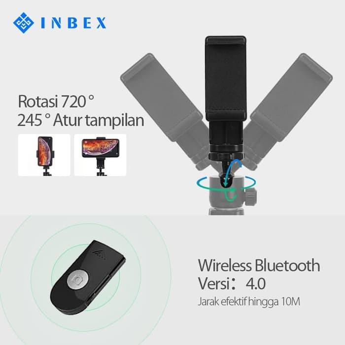 Gậy Chụp Ảnh Selfie Mini 116 Inch Kết Nối Bluetooth | BigBuy360 - bigbuy360.vn